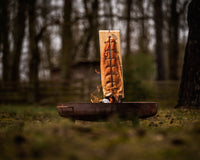 Flammlachs vom Flammlachsbrett