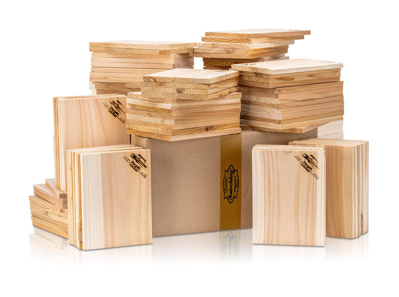 Laden Sie das Bild in Galerie -Viewer, Grillbretter Western Red Cedar lose, gestempelt
