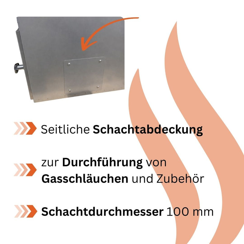 Laden Sie das Bild in Galerie -Viewer, Räucherofen MAXI 160x60x40 cm Edelstahl | Jaeger
