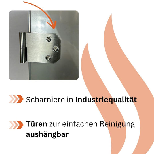 Räucherofen MAXI 160x60x40 cm Edelstahl | Jaeger