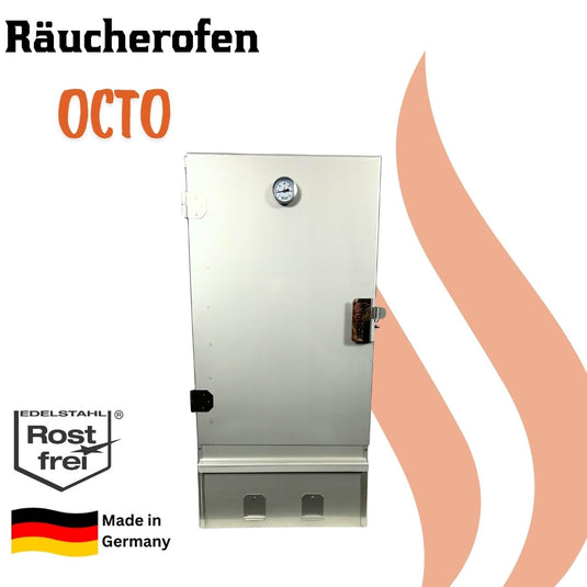 Räucherofen OCTO 80x40x27 cm Edelstahl | Jaeger